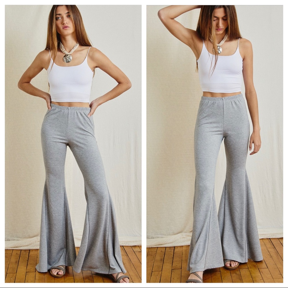 Hottest Style! High waist flare pants - Picture 4 of 4